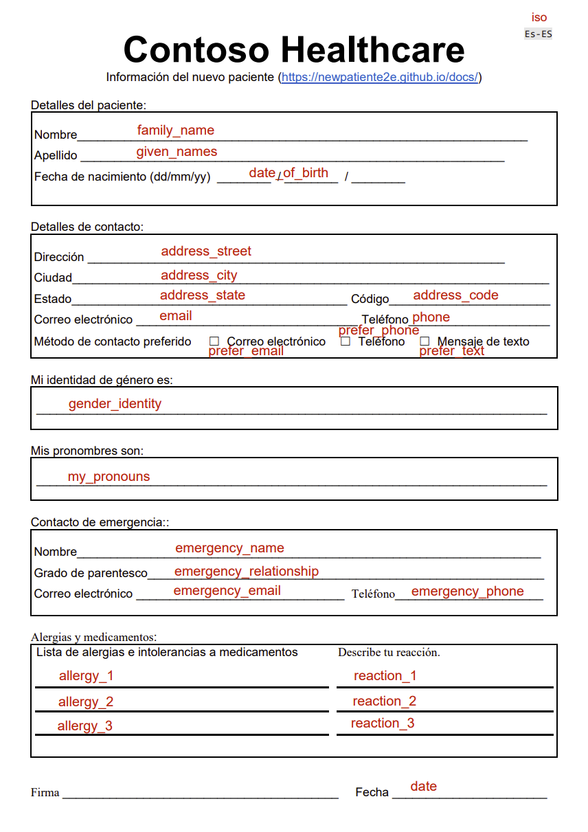 This image is the spanish registration form